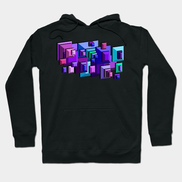 Box Composition 1 Hoodie by Palmer T-Shirts & Mugs